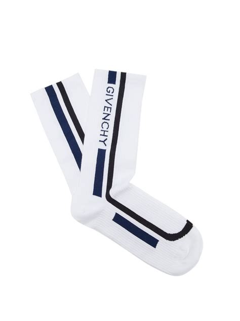 givenchy logo-intarsia cotton sports socks|Givenchy Logo.